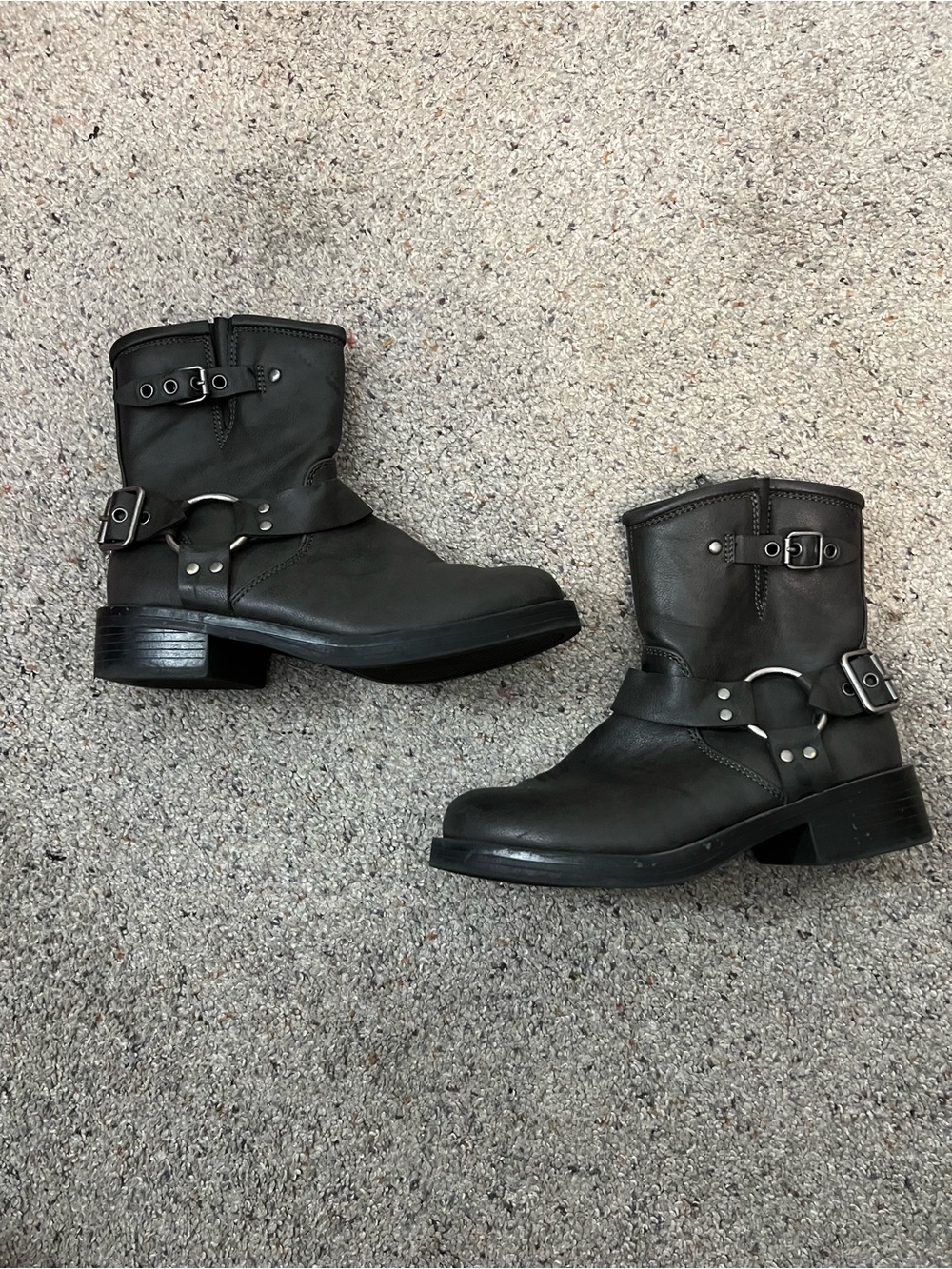 Steve Madden Kids Flyer Moto Boots,1